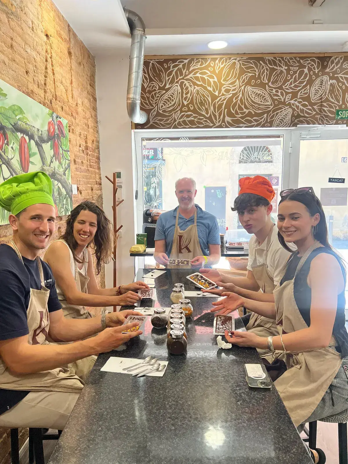 Taller combinado de chocolate y café