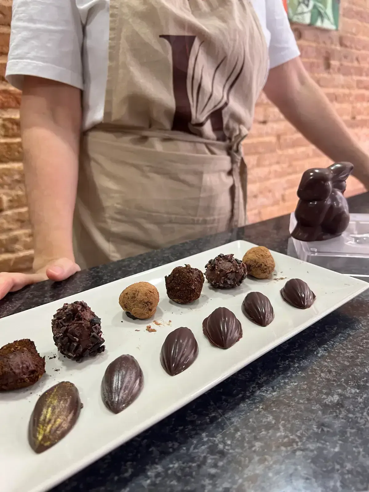 Workshop on confectionery, truffles, and chocolate making