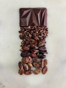 Tableta de chocolate bean to bar