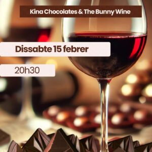 taller maridaje chocolate y vino 15 febrero